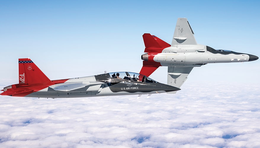 Boeing advanced T-7A Red Hawk, the next-generation training system for USAF
