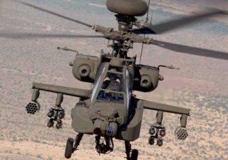 Boeing's AH-64 Apache helicopter