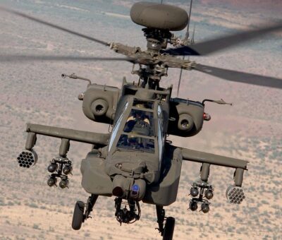Boeing's AH-64 Apache helicopter