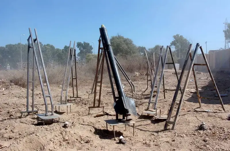 First Qassam Missile of Hamas